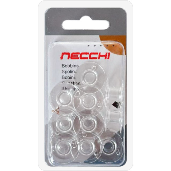 Necchi U2-N20-022 plastik Spulen original (10 Stück)